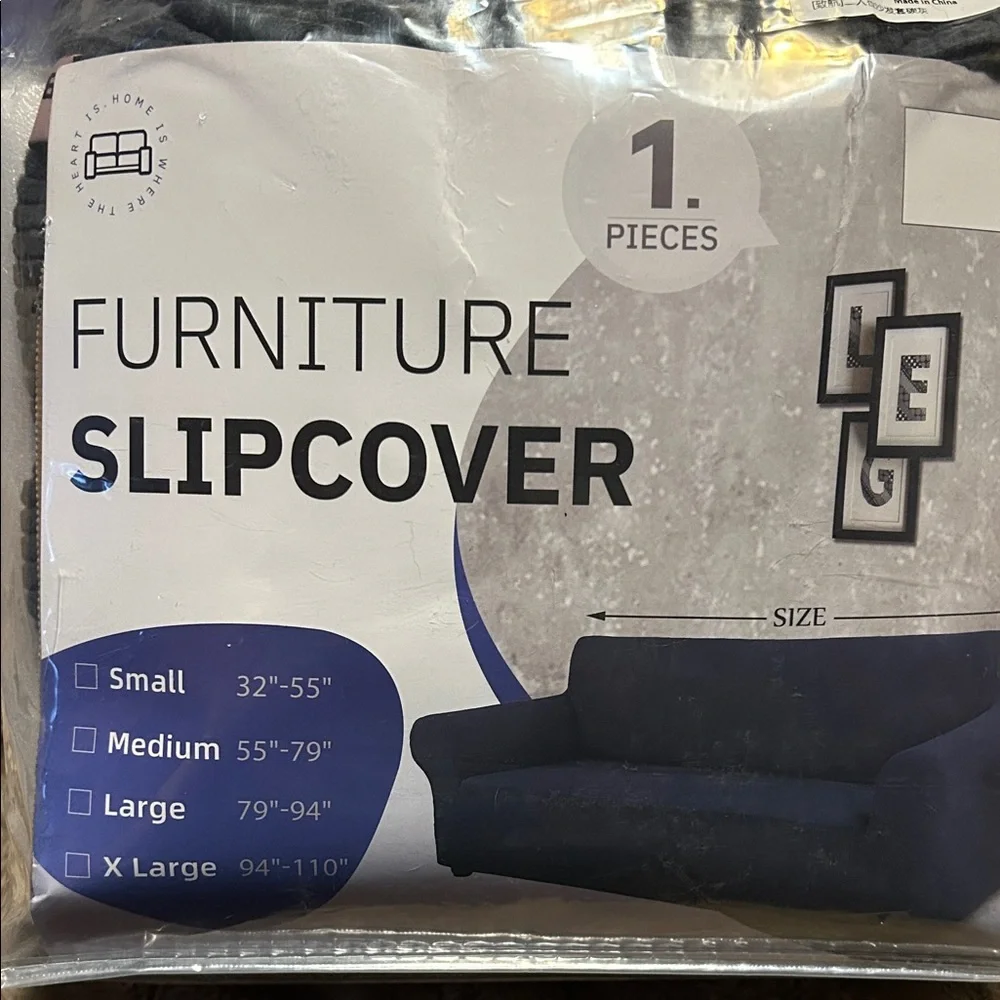 Home Accents Furniture Slipcover - Blue